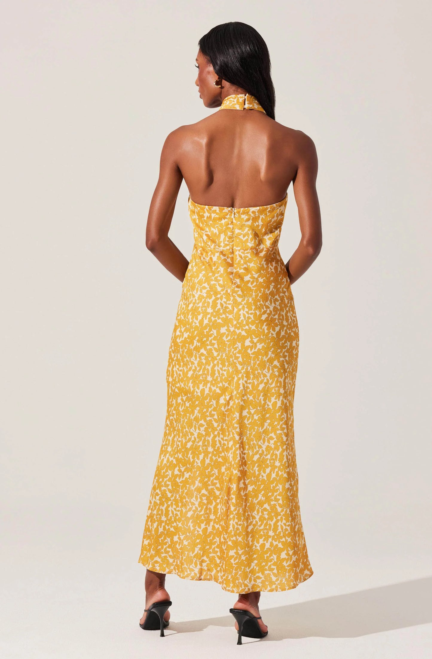 ASTR The Label Marissa Halter Neck Dress