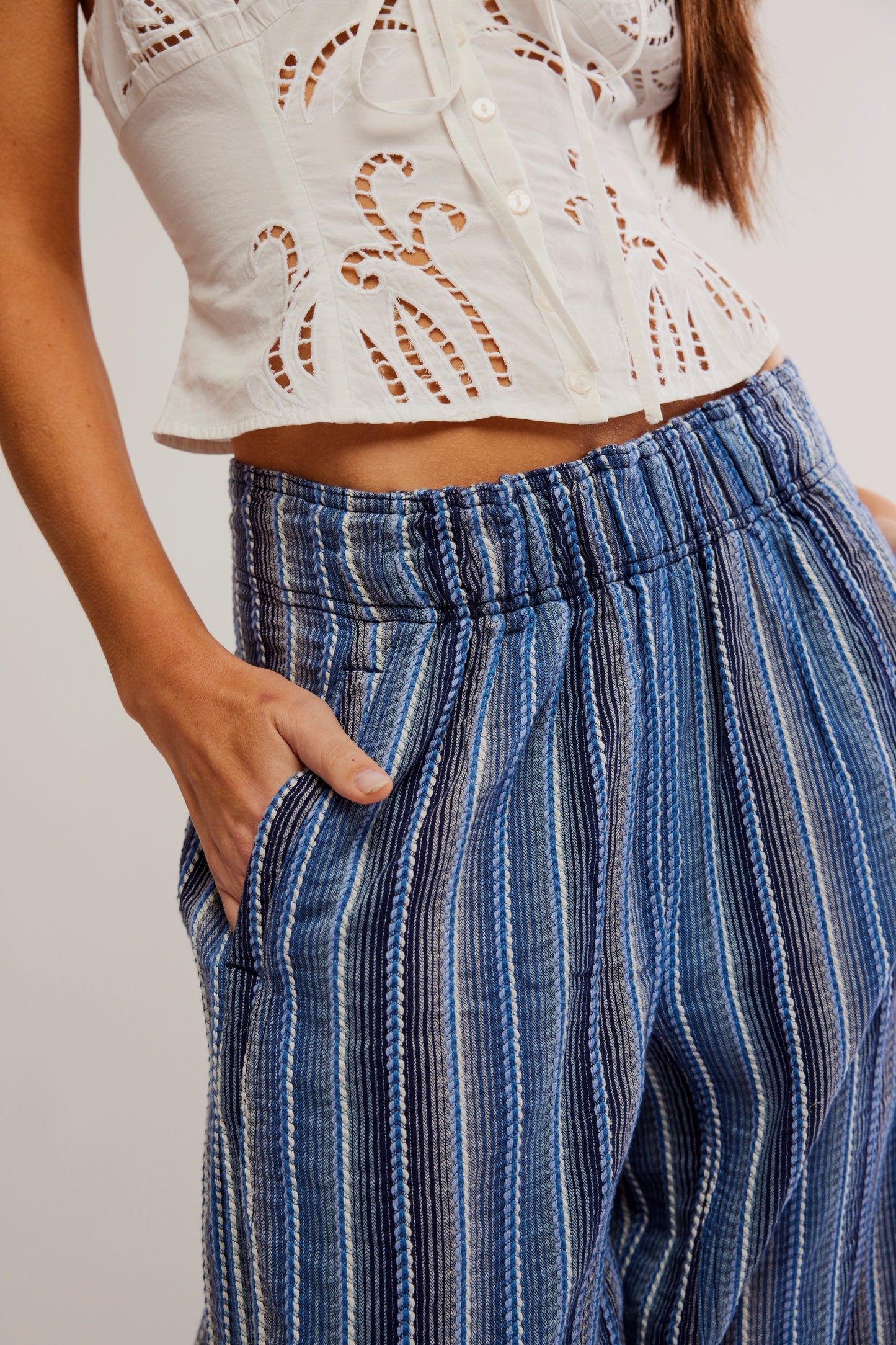 Free People Days End Stripe Pants