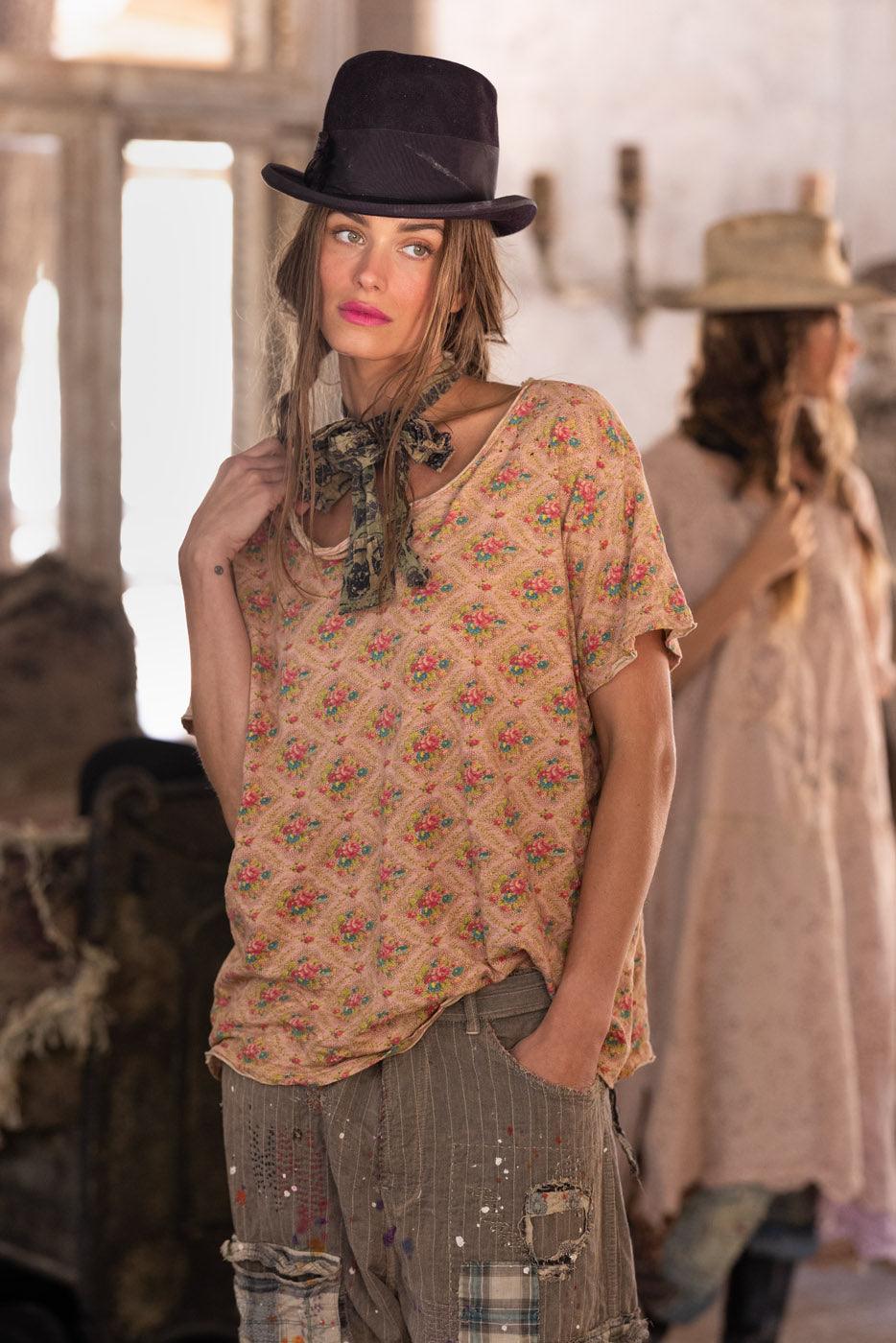 Magnolia Pearl "Floral Tee" Top 2098