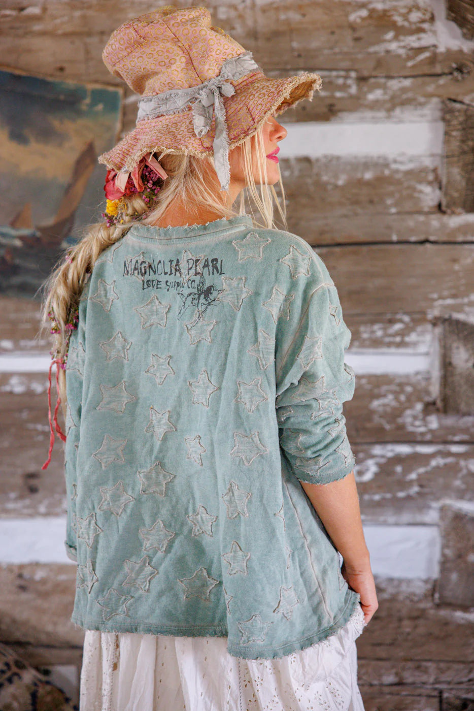 Magnolia Pearl "Little Star Sweatshirt" Top 2421