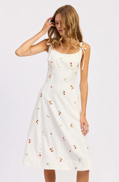 En Saison Strawberry Kiss Midi Dress
