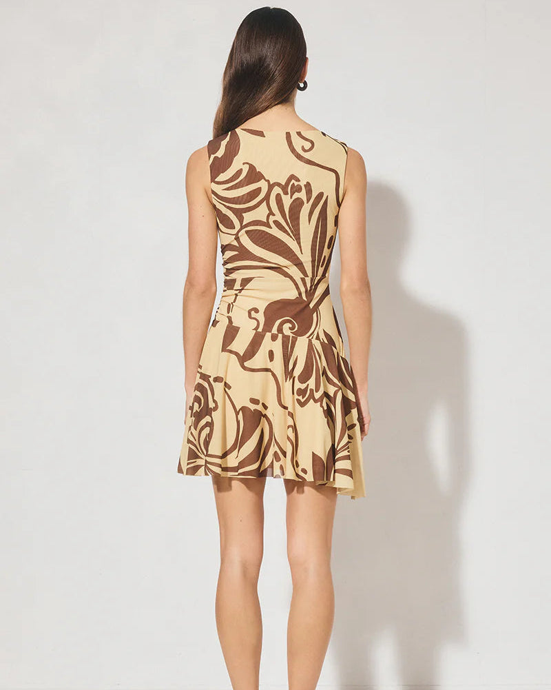 Mon Renn Tamarind Mini Dress