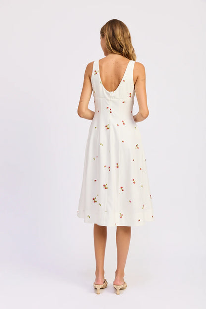 En Saison Strawberry Kiss Midi Dress