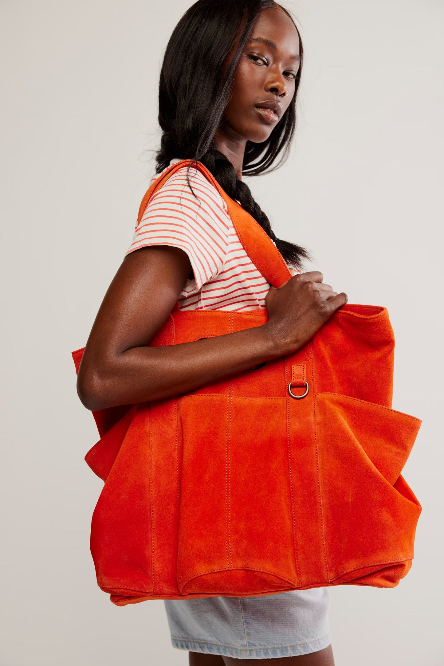 Free People Suede Caravan Tote