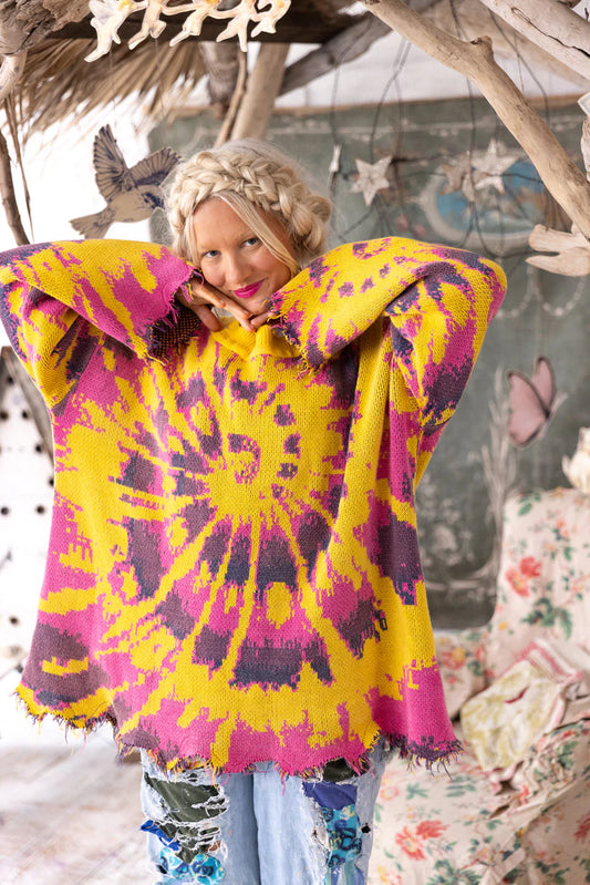 Magnolia Pearl "Sunburst Kaleidoscope Sweater" Top 2154