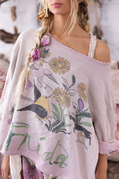 Magnolia Pearl "Flight Flowers Frida Nago Sweatshirt" Top 2175