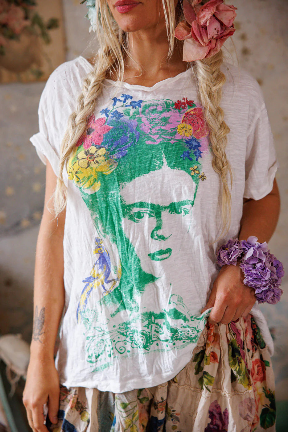 Magnolia Pearl "Frida Amarillito Pajarito T"Top 2312