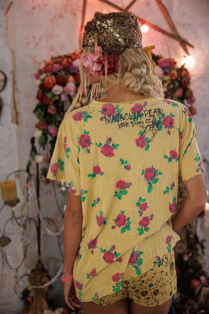 Magnolia Pearl "Soul of Yellow Roses T" Top 2673
