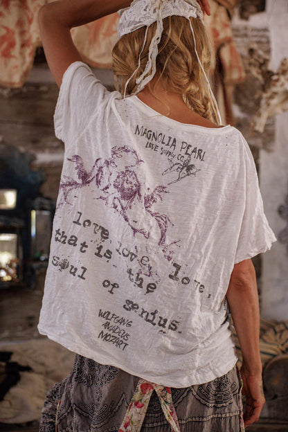 Magnolia Pearl "Mozart Mozart Tee" Top 2840