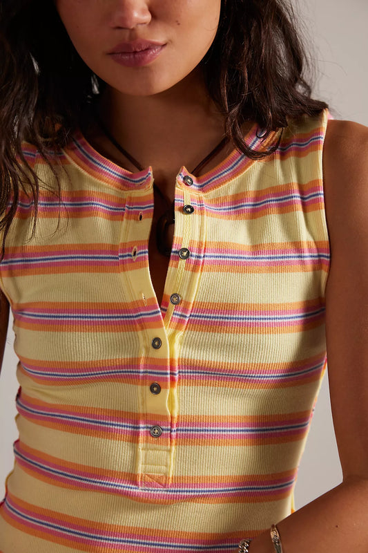 Free People Jamie Henley Stripe Tank
