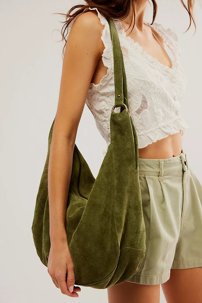 Free People Roma Suede Tote Bag