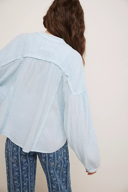 Free People Valley Double Cloth Shirt