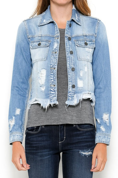 Hidden Jeans Rebel Fitted Denim Jacket