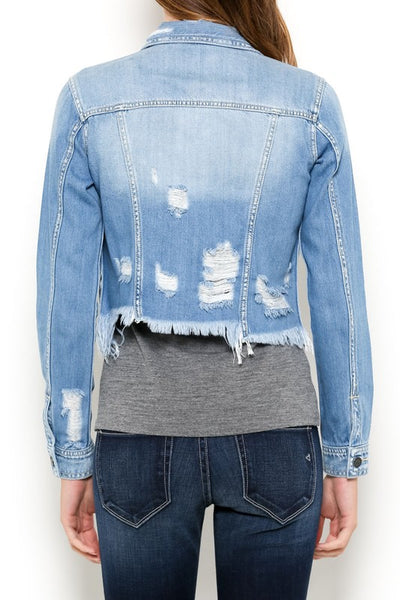 Hidden Jeans Rebel Fitted Denim Jacket